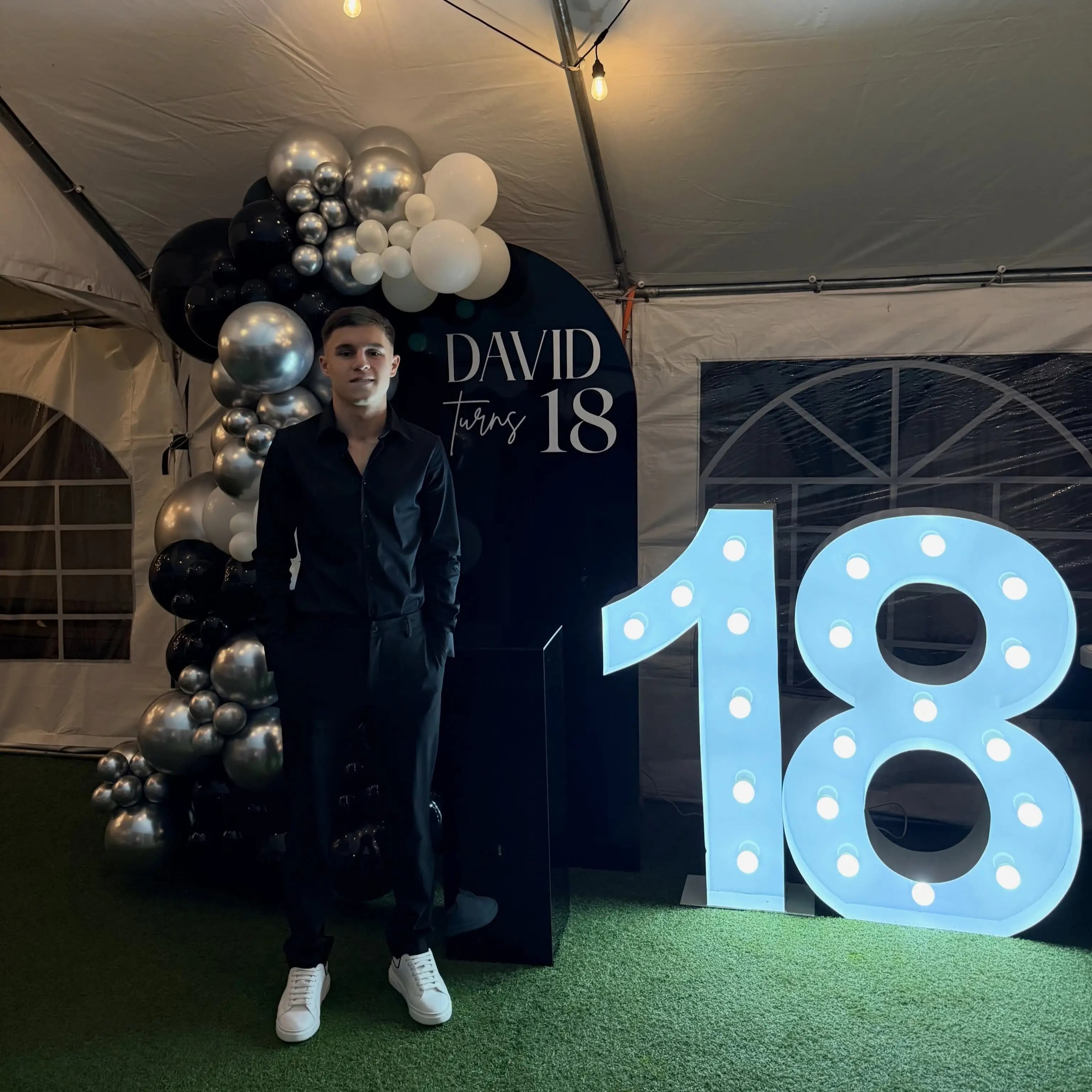 Premium Birthday Balloon Setup