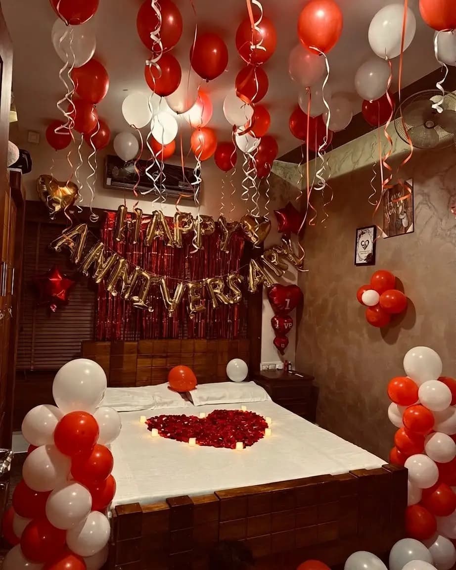 Romantic Bed Decoration
