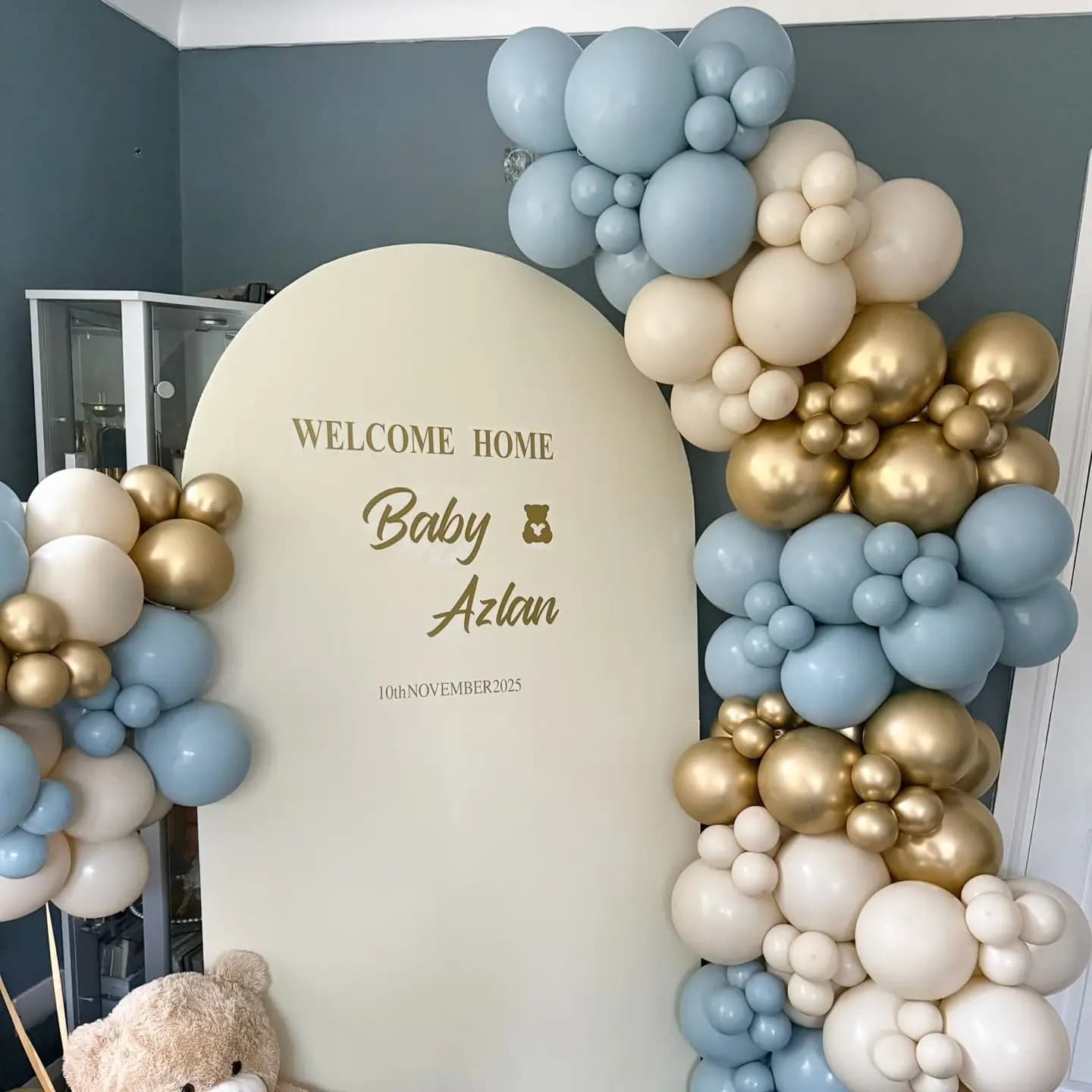Welcome Baby Boy Decor