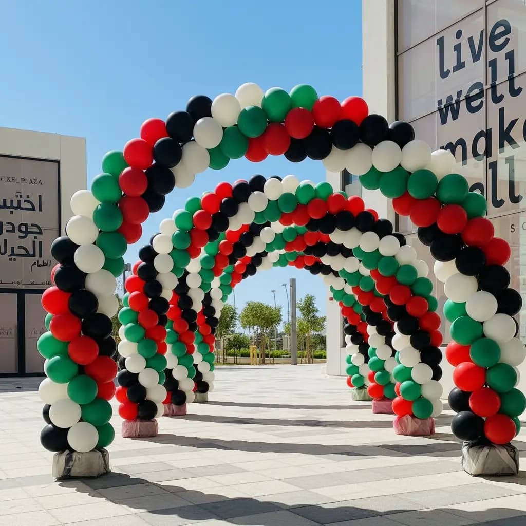 Luxury National Day Setup for Mall Abu Dhabi