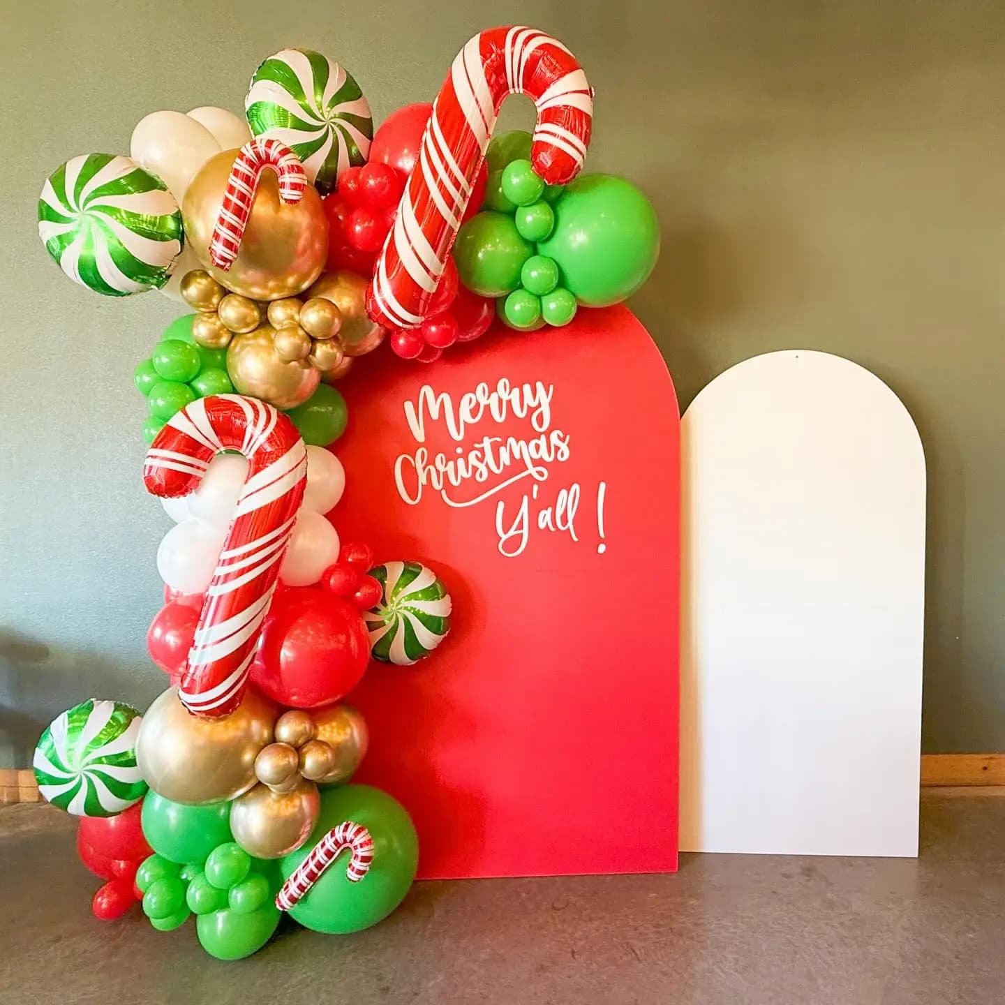 Merry Christmas Balloon Decor at Home