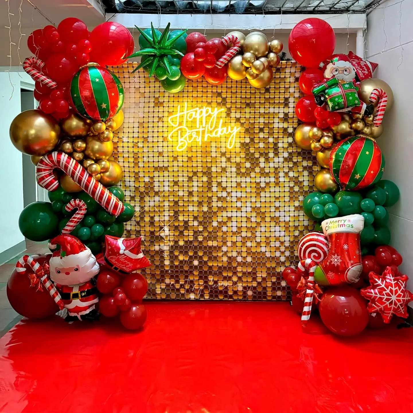 Luxury Christmas Sequin Decoration Dubai