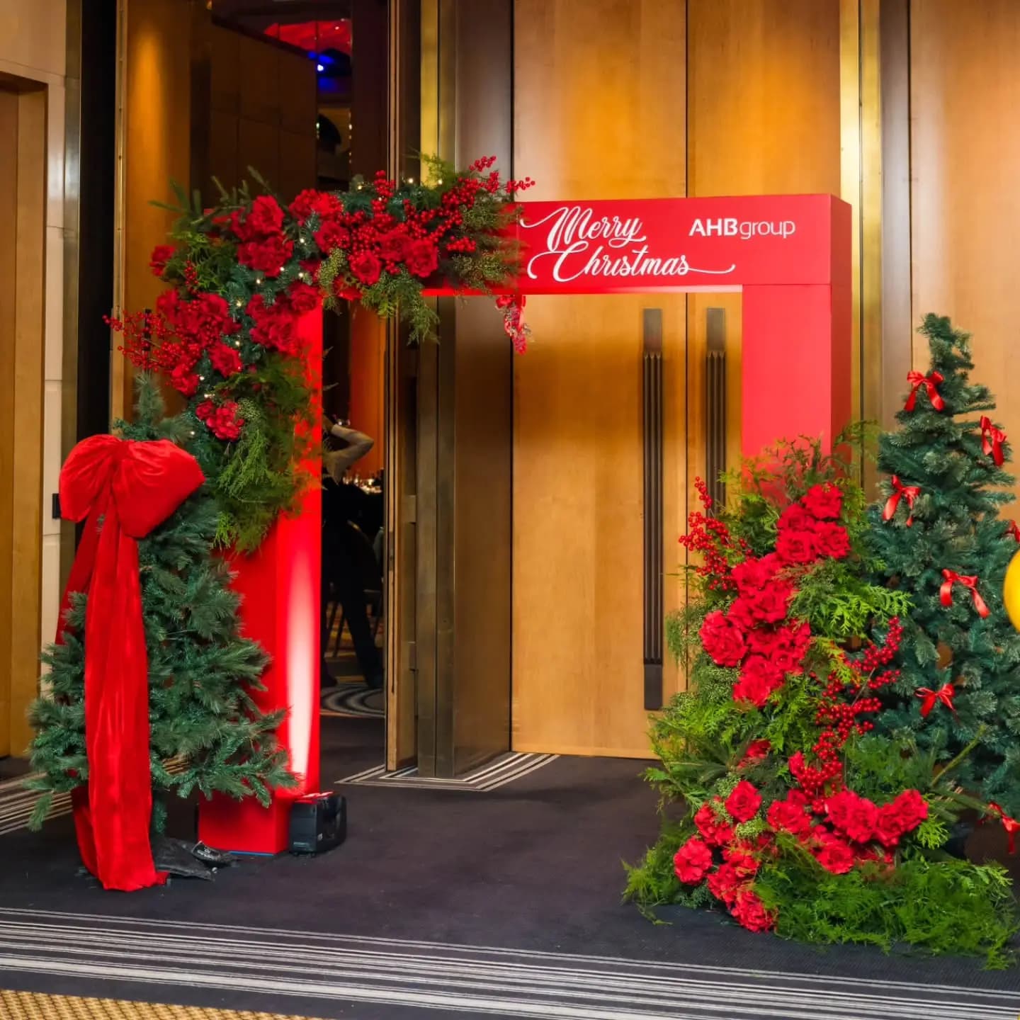 Office Entrance hall Christmas Decoration