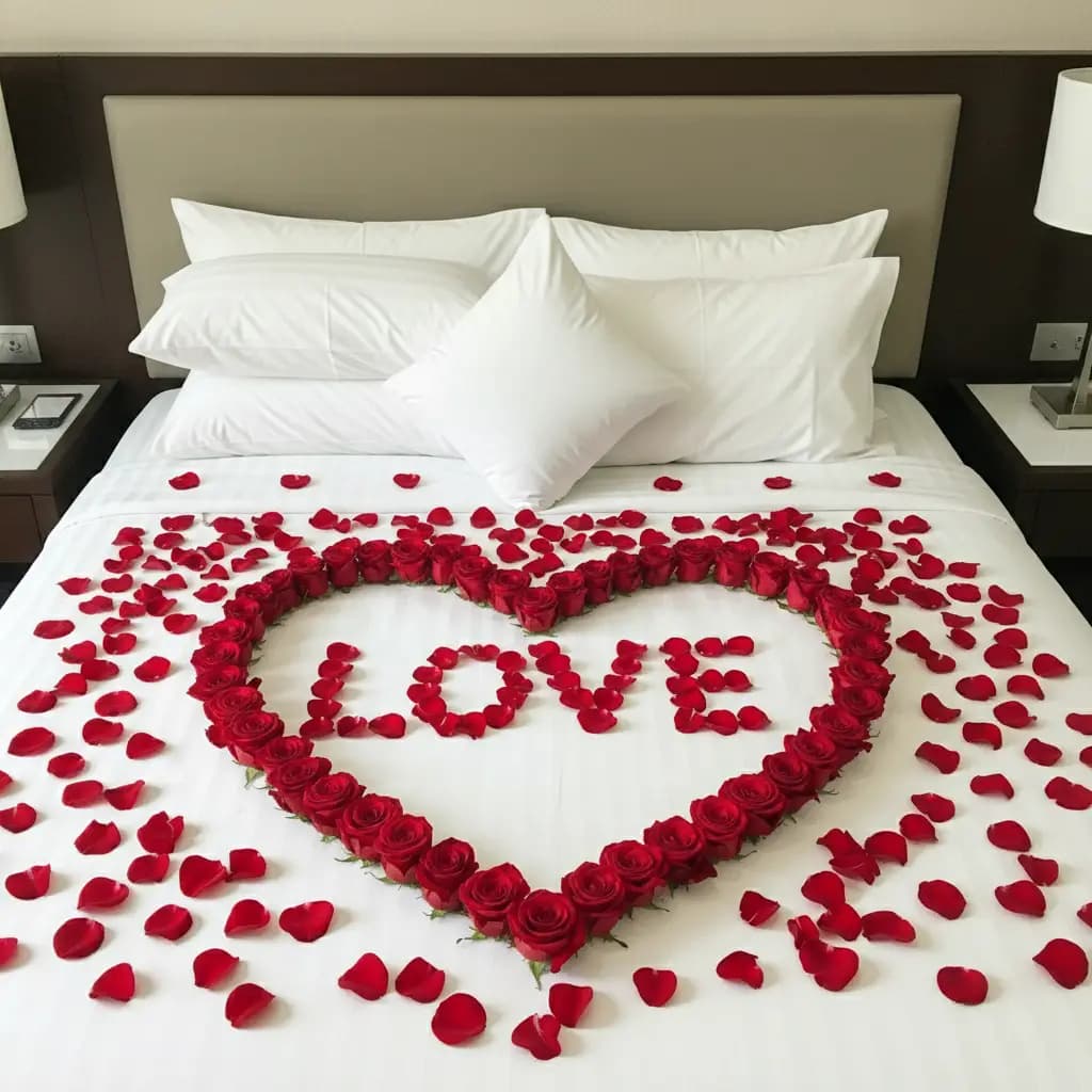 Elegant First Marriage Night Decor