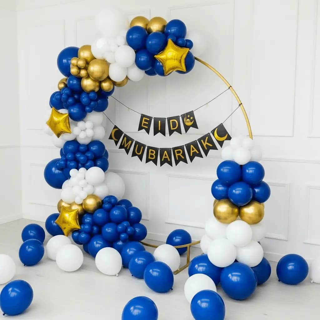 Eid Mubarak Home Balloon Decoration