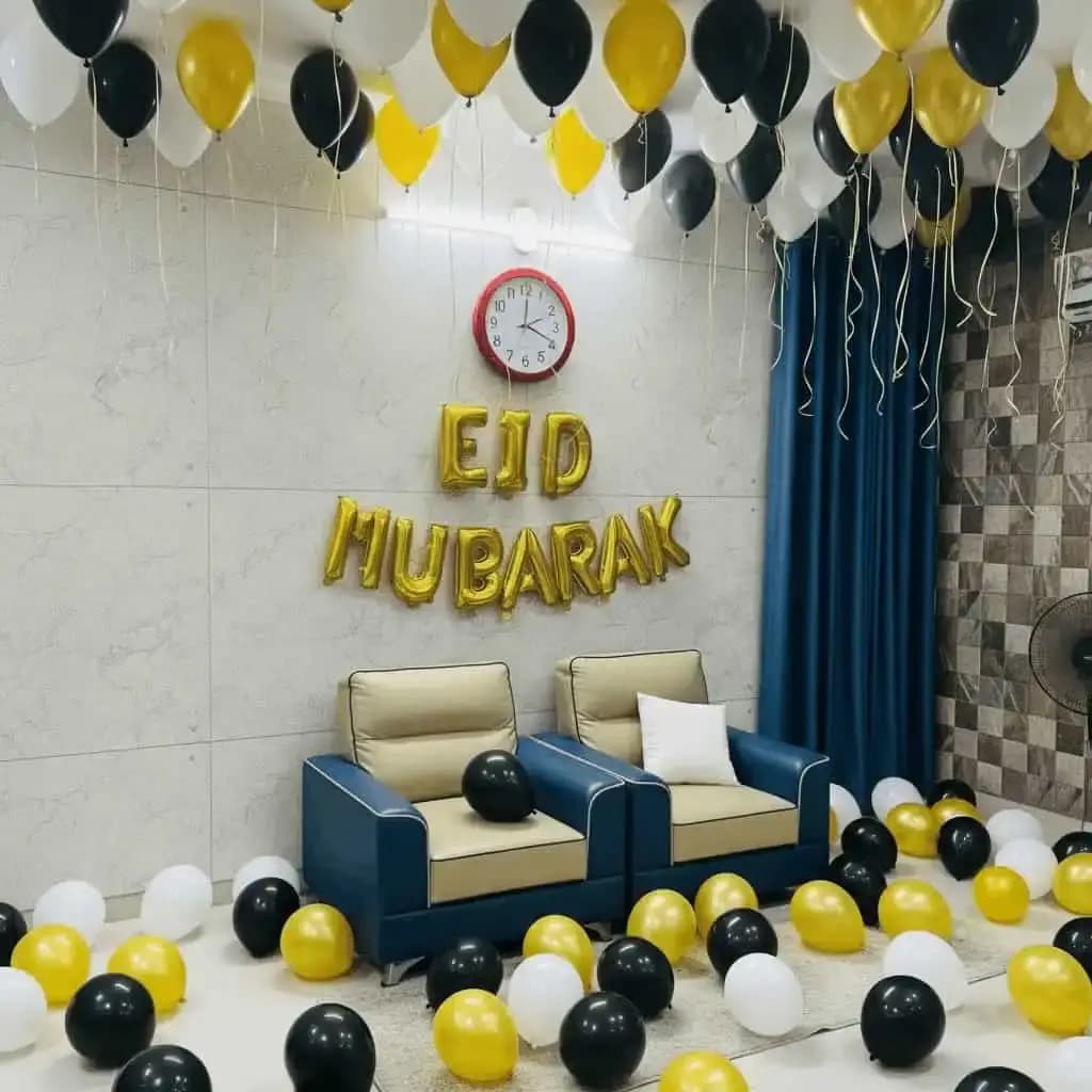 Decorating for Eid Party
