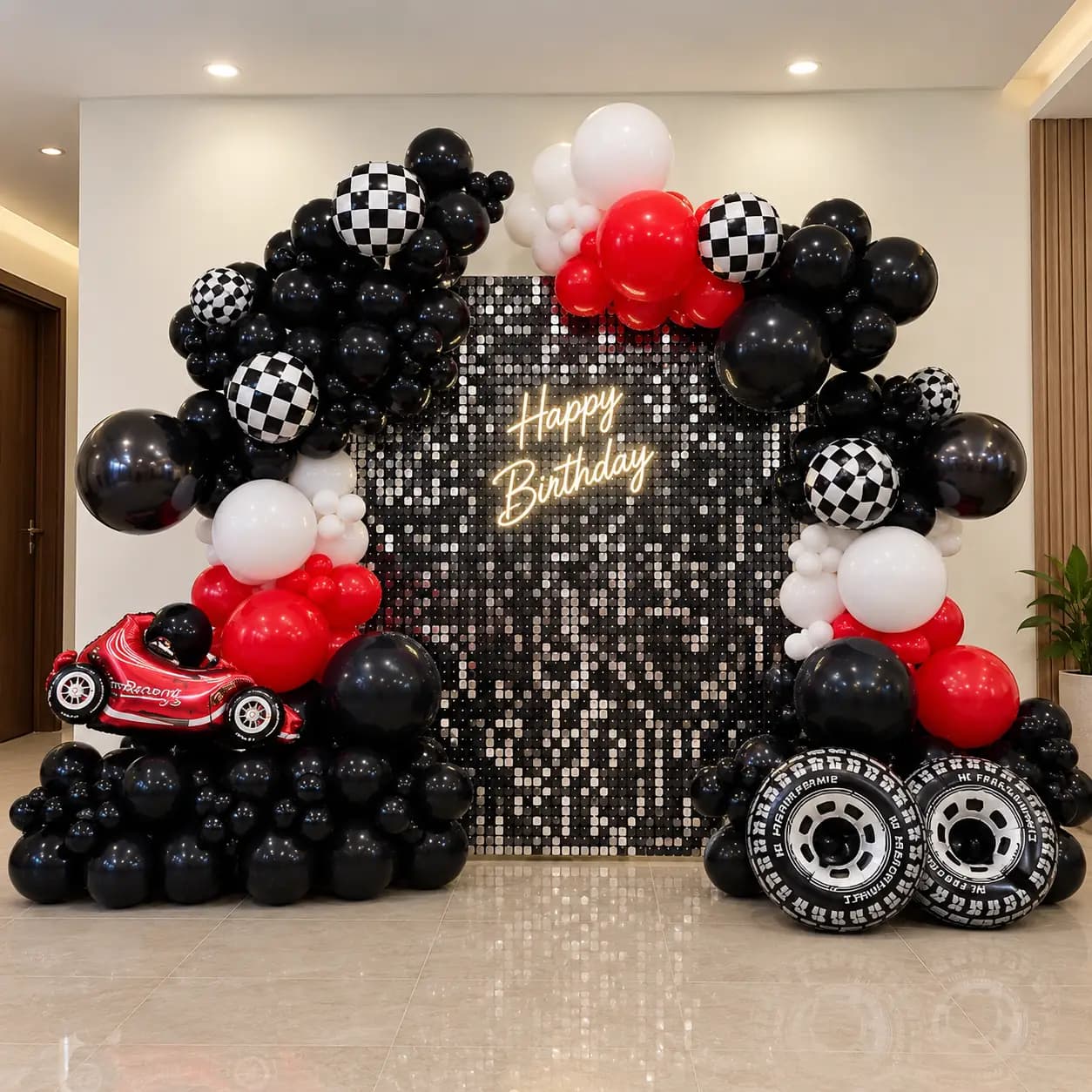 Car Theme Sequence Backdrop Setup
