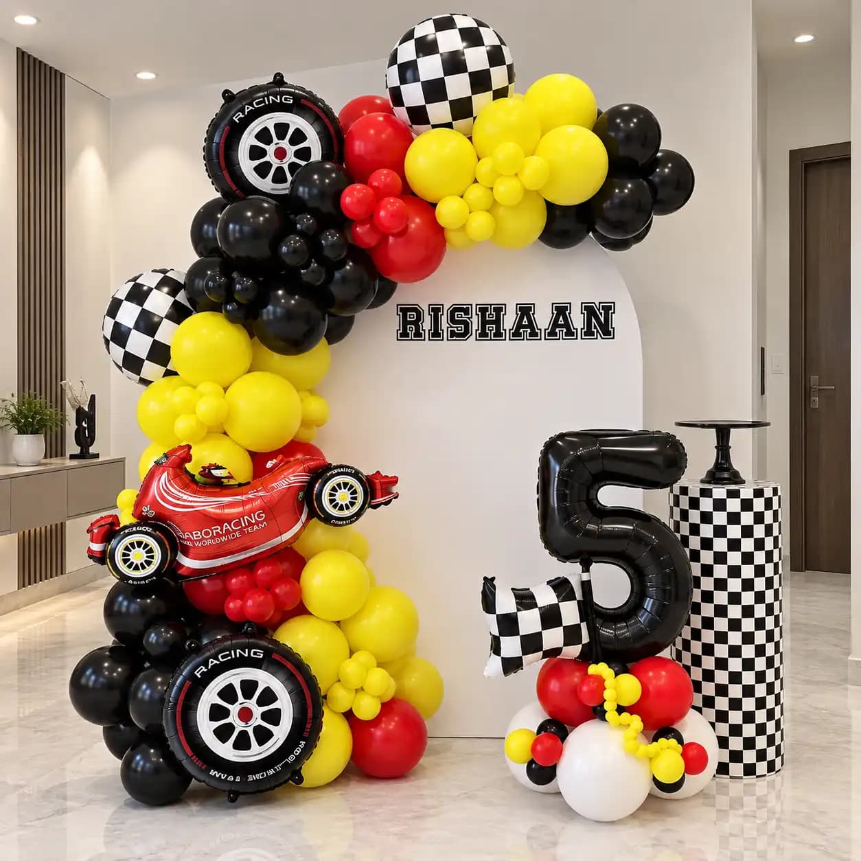 F1 Grand Prix Kids Birthday Theme