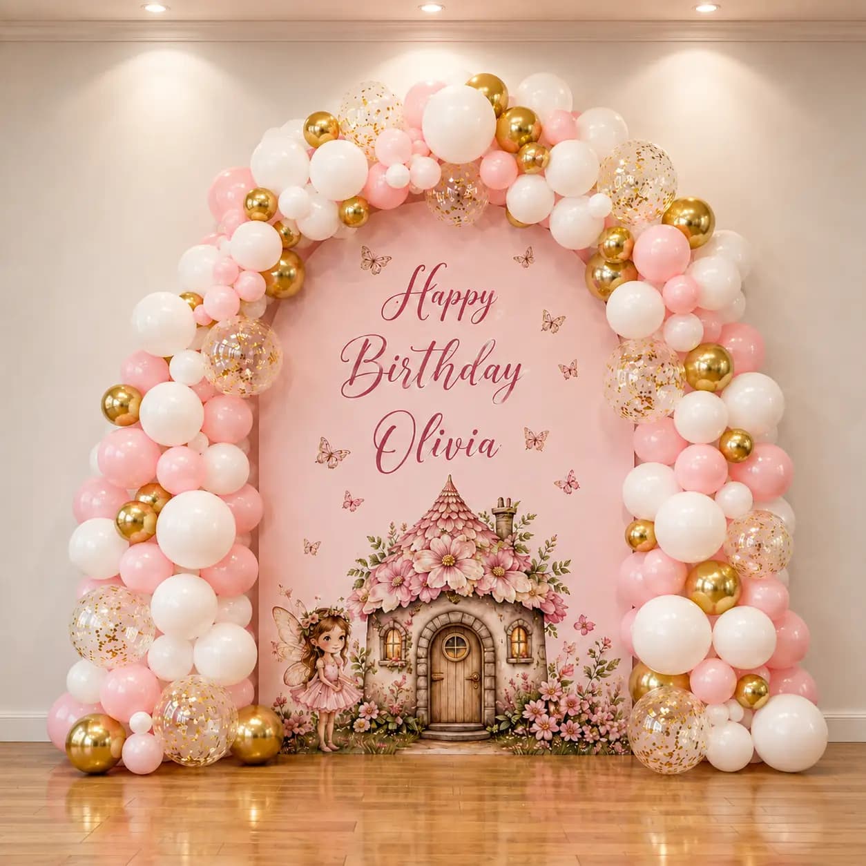 Magical Fairy Birthday Balloon Setup in Dubai