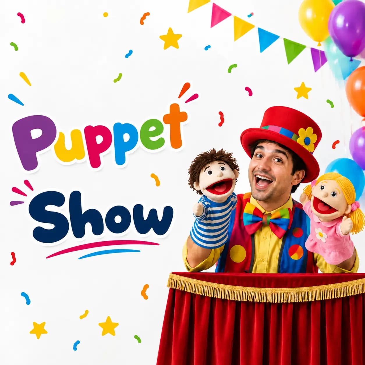 Cute Puppet Show for Birthday Party