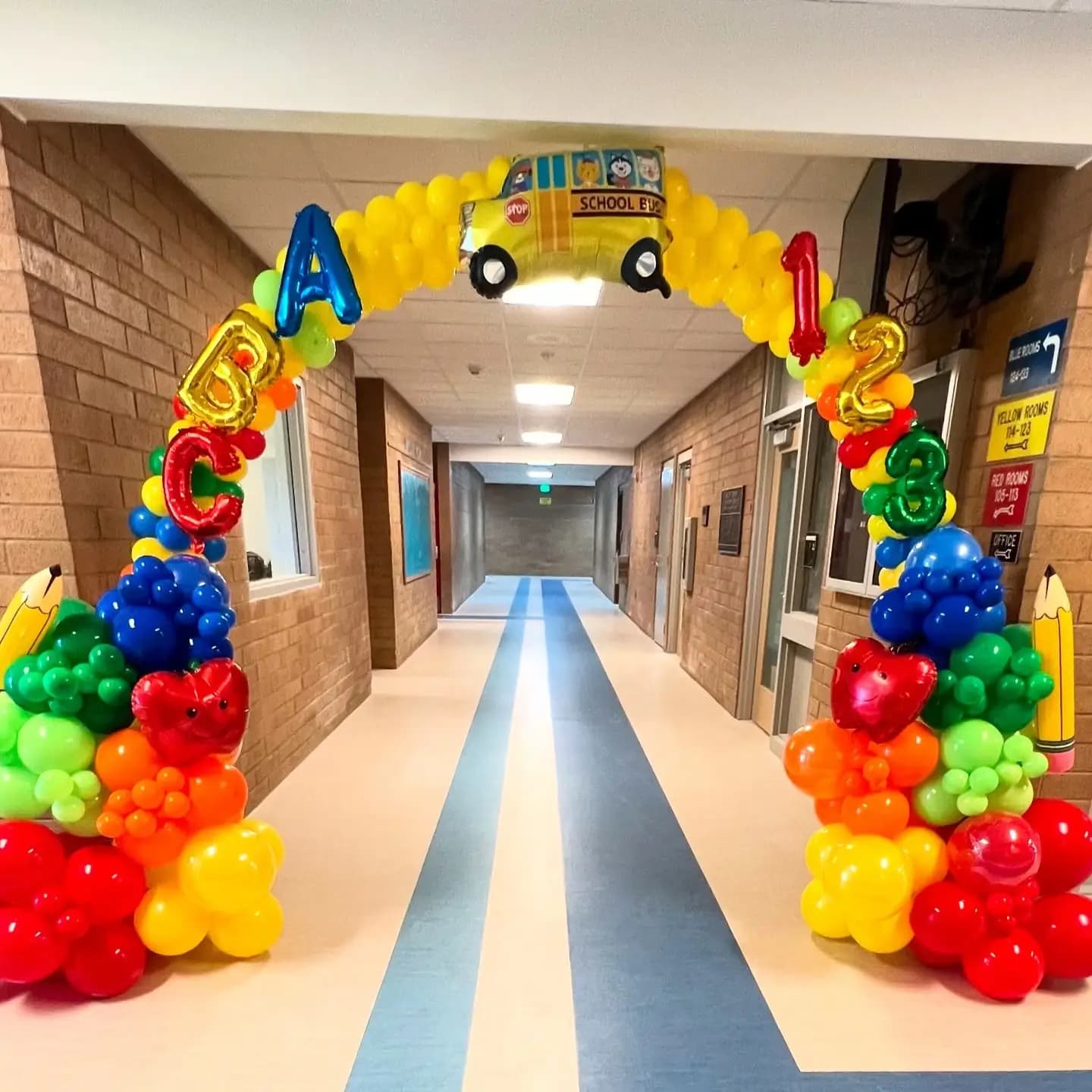 Back to School Balloon Arch