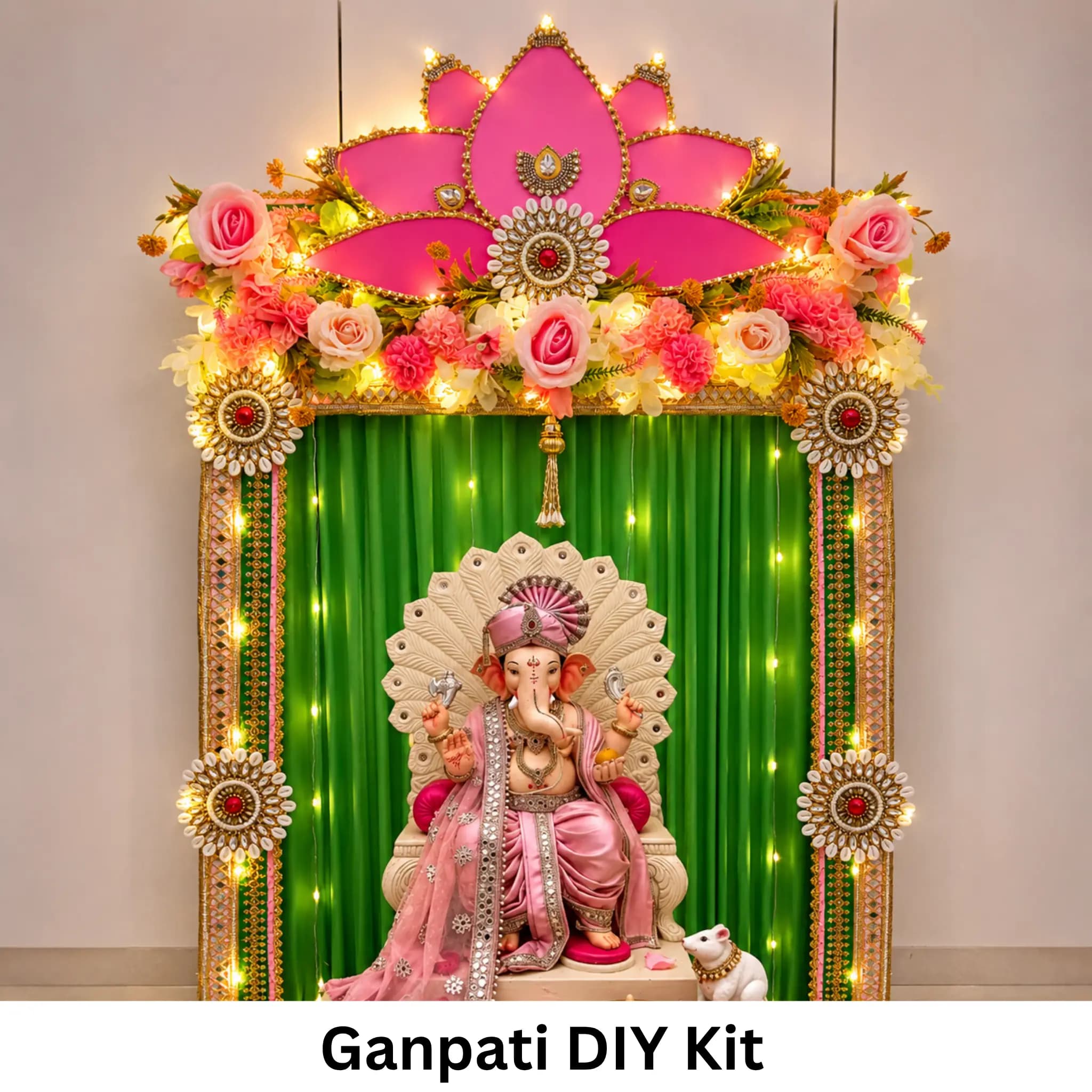 DIY Ganpati Bappa Decoration Set