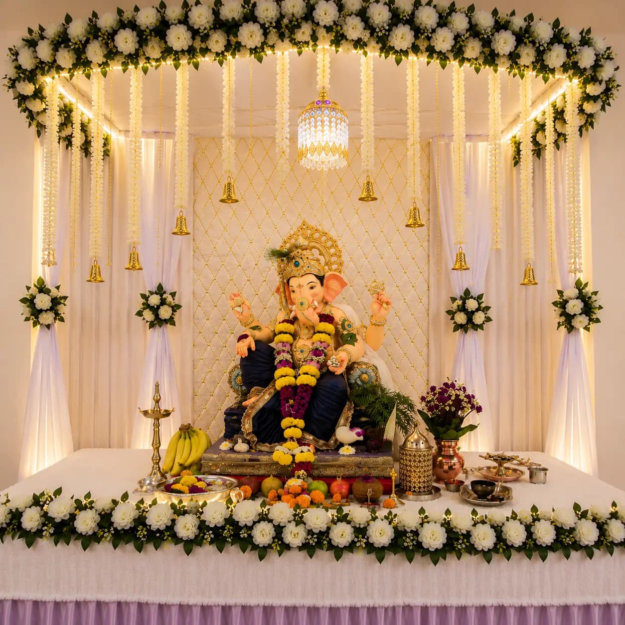 Luxury Ganpati Home Decoration