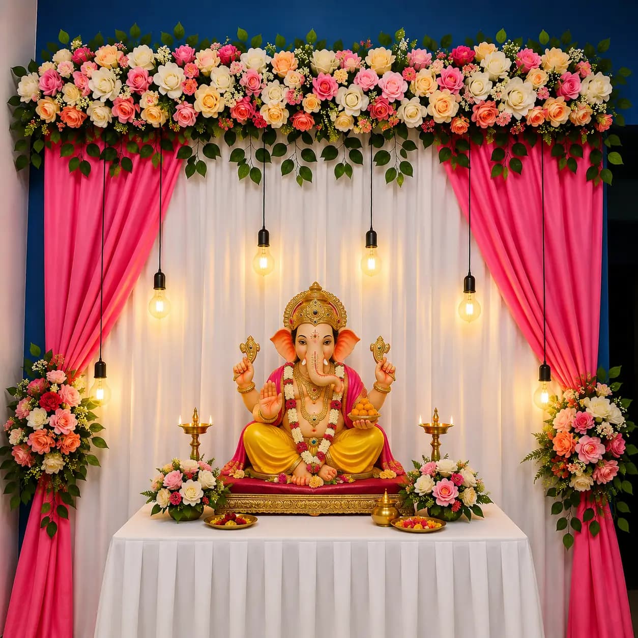 Traditional Ganpati Decoration