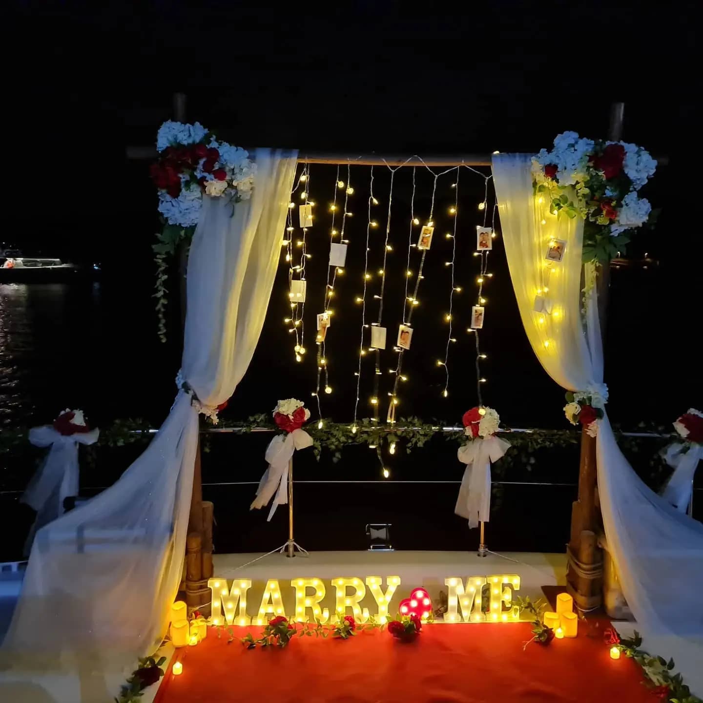 Yacht decoration setup for a private party in Dubai — photo 3
