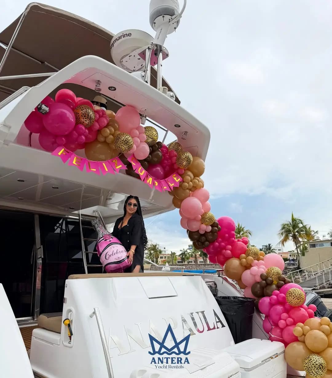 Yacht decoration setup for a private party in Dubai — photo 6