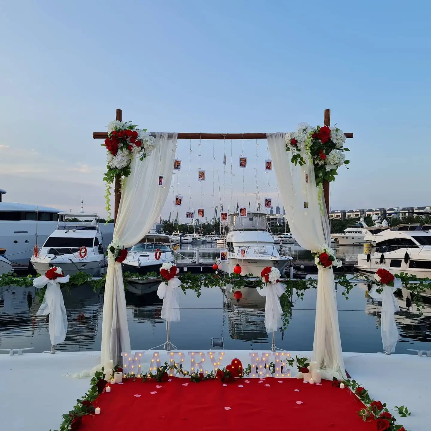 Yacht decoration setup for a private party in Dubai — photo 4