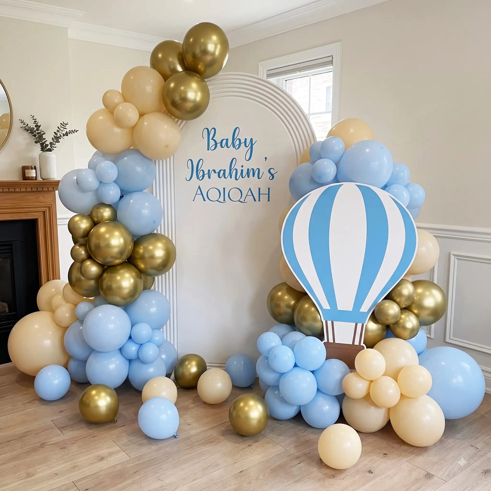 Aqiqah Celebration Balloon Decor