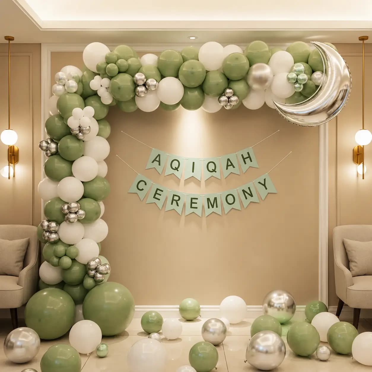 Sweet Baby Aqiqah Celebration Setup