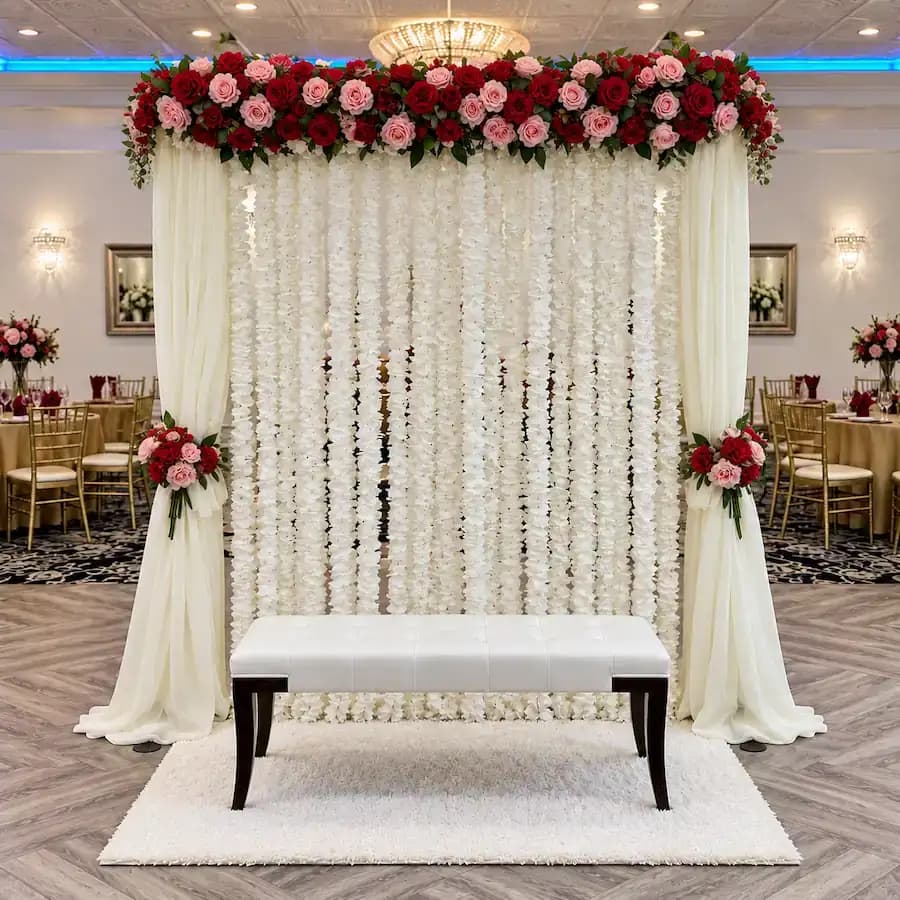 Muslim Wedding Ceremony Decor at Home