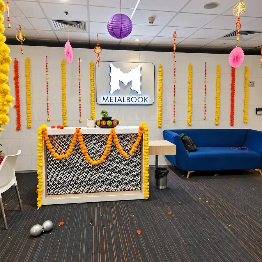 Corporate Diwali Reception Decor in Dubai