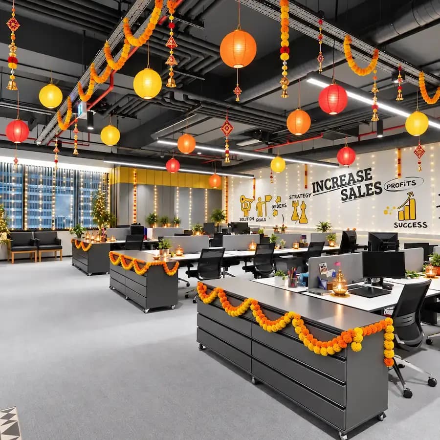 Diwali Festival Office Decoration