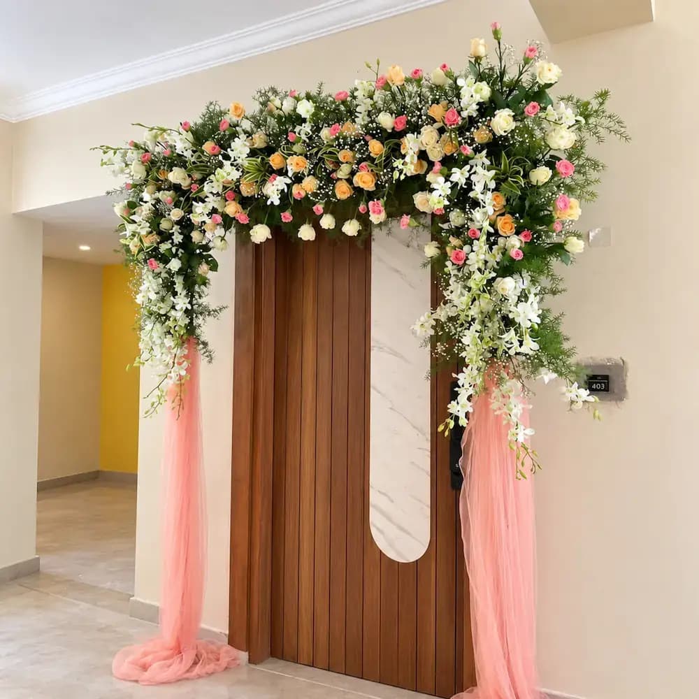 Elegant Flower Gate Decor  at Home