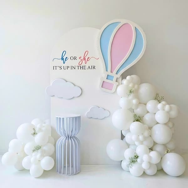 Hot Air Balloon Baby Shower Theme
