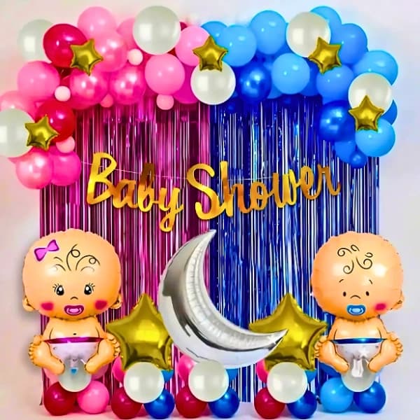 Simple Baby Shower Decor at Home