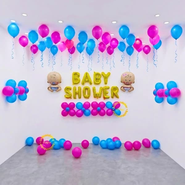 Giggling Baby Shower Setup