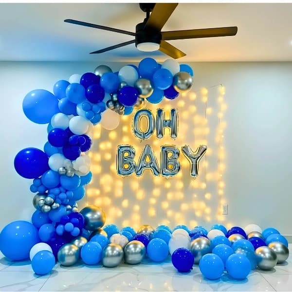 Elegant Oh Baby Balloon Decoration