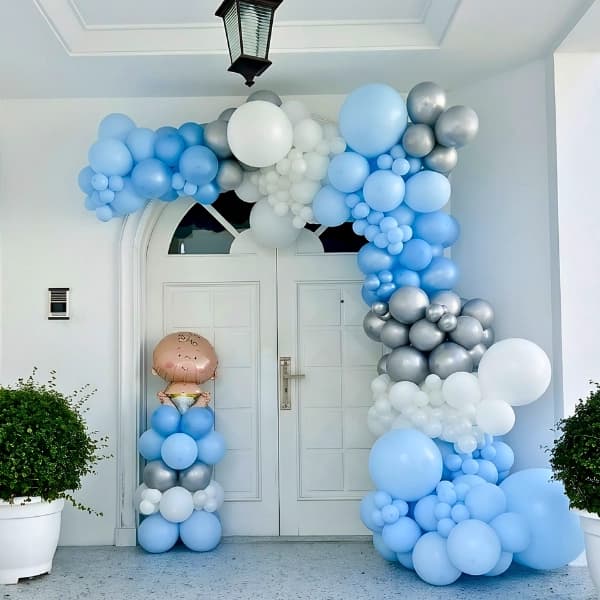 Welcome Baby Balloon Arch