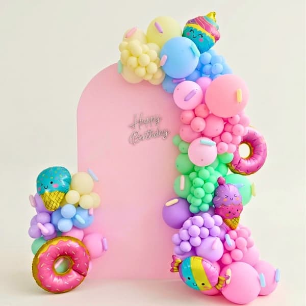 Pastel Ice Cream Candyland Birthday Theme