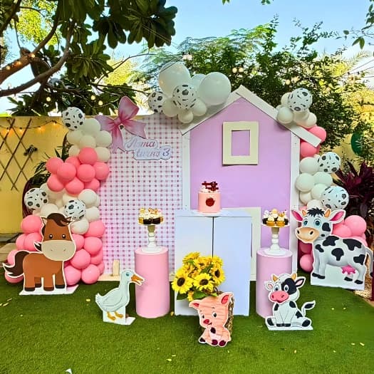 Farmyard Animals Kids Birthday Theme