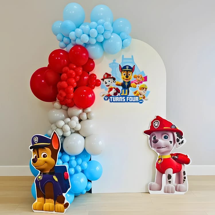 Simple Paw Patrol Kids Birthday Theme