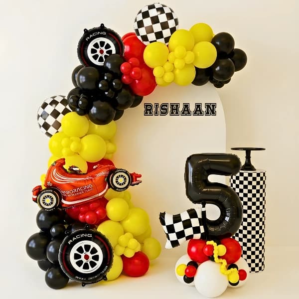 F1 Grand Prix Kids Birthday Theme