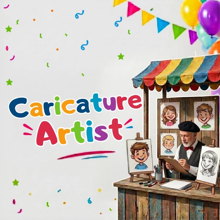 Fun Caricature Artist for Kids Birthday Party