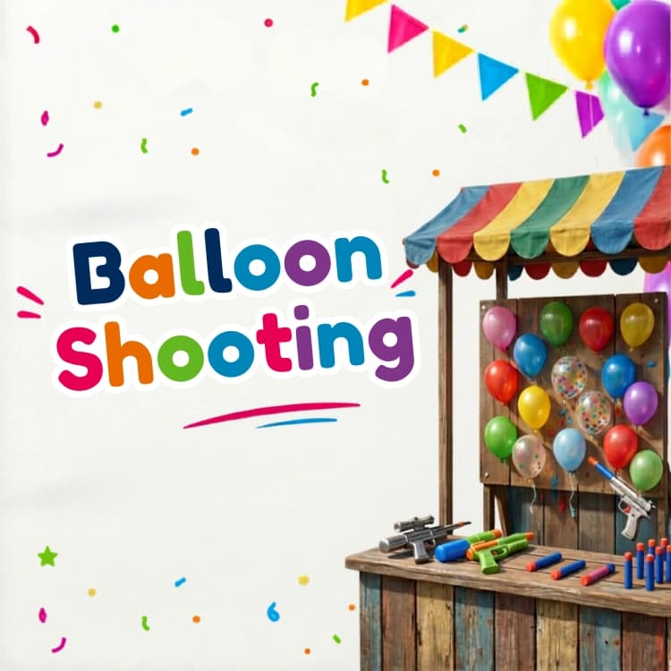 Fun Balloon Shooting Game for Kids Birthday