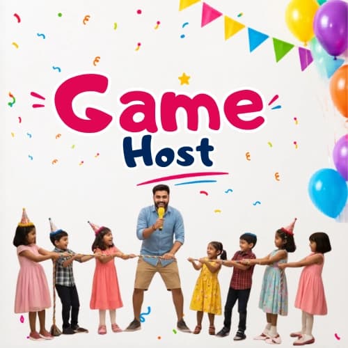 Fun Games Host for Kids Birthday