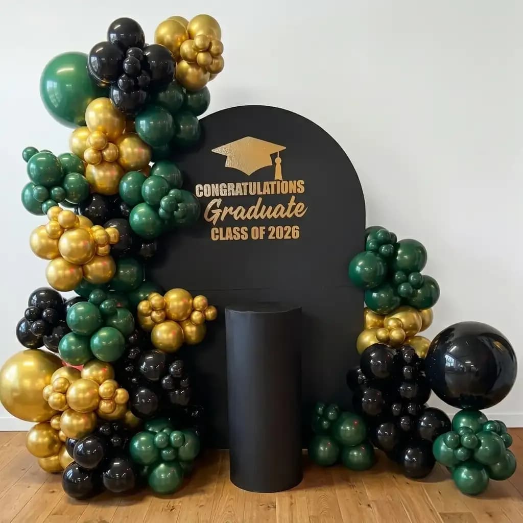 Graduation Balloon Decoration Backdrop