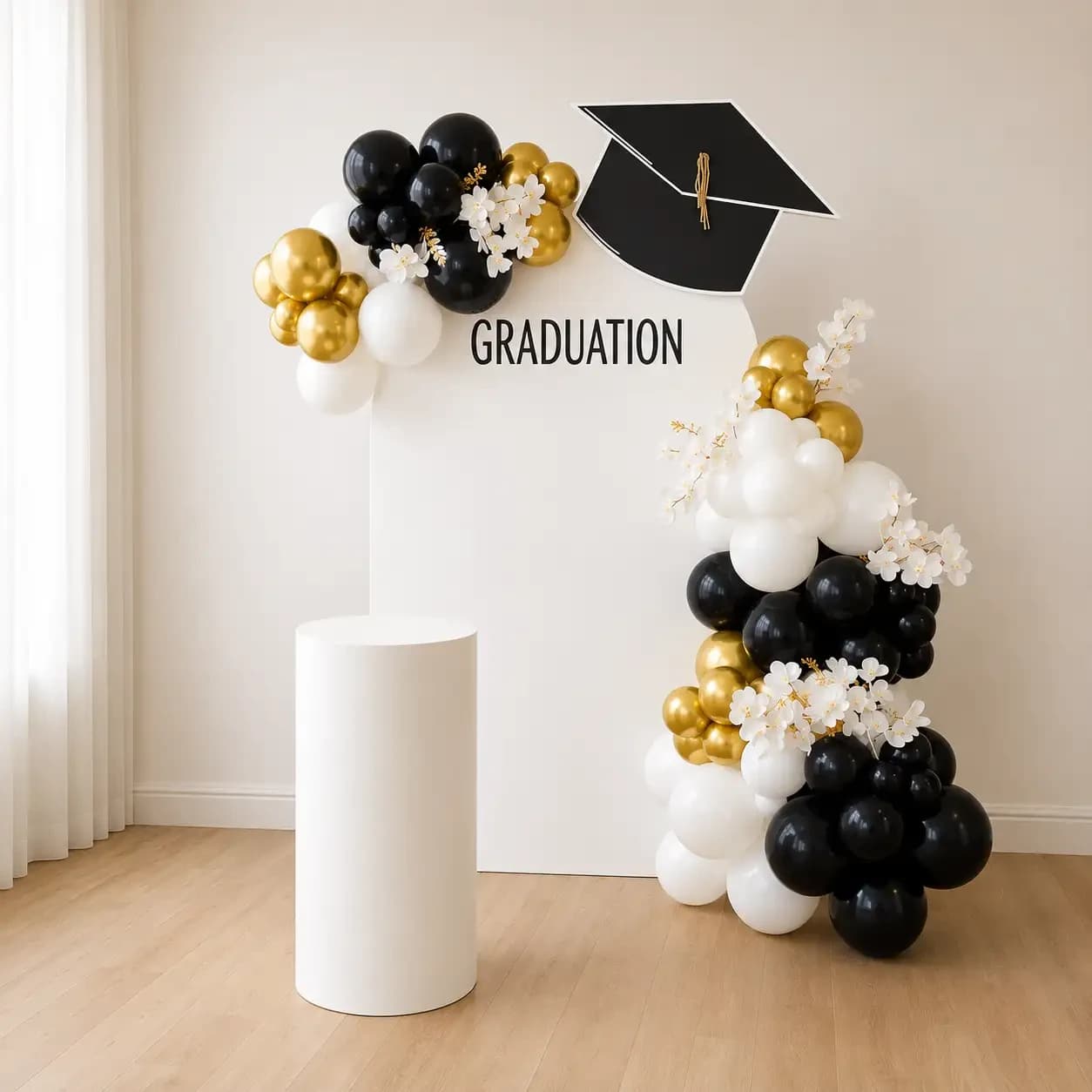 Graduation Balloon Decoration at Home