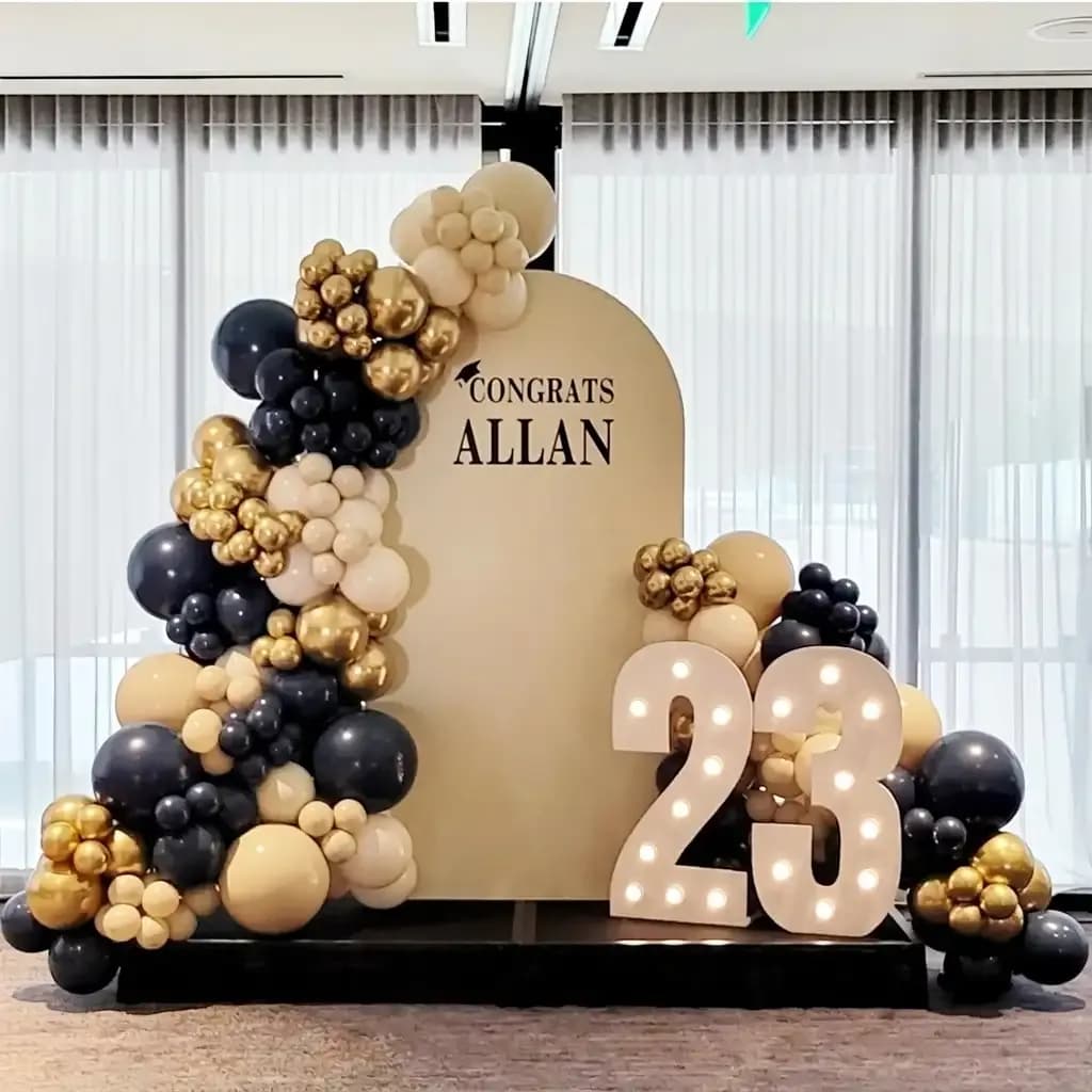 Graduation Party Backdrop Decoration