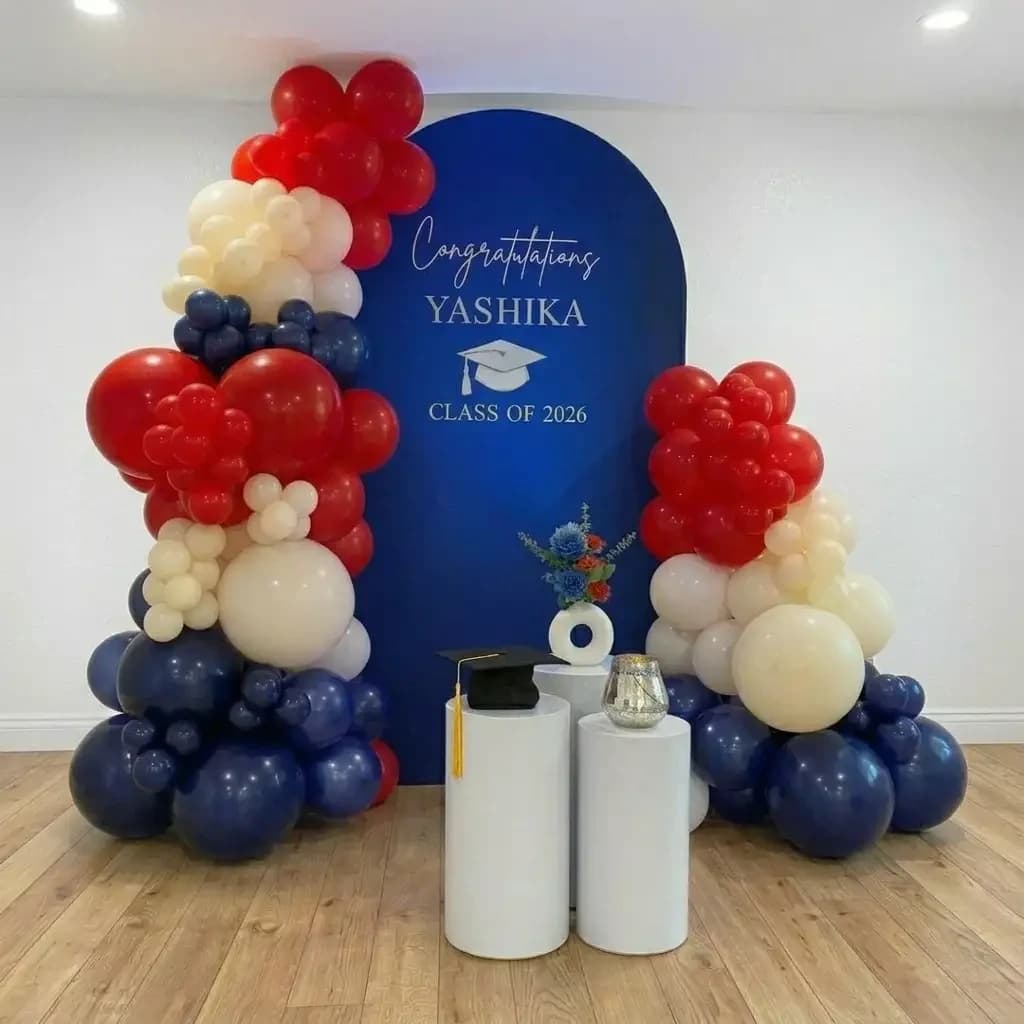 Graduation Party Balloon Decoration