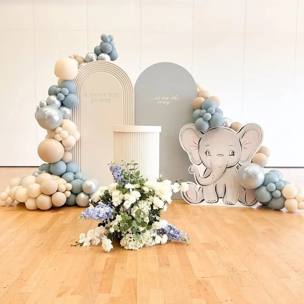 Little Bubbles of Joy Baby Shower Setup