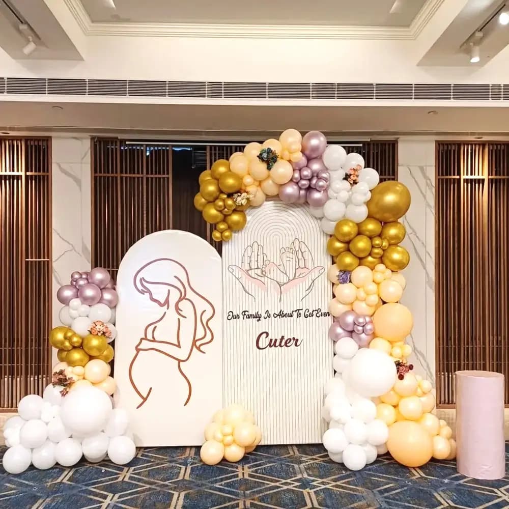 Tiny Treasures Baby Shower Setup