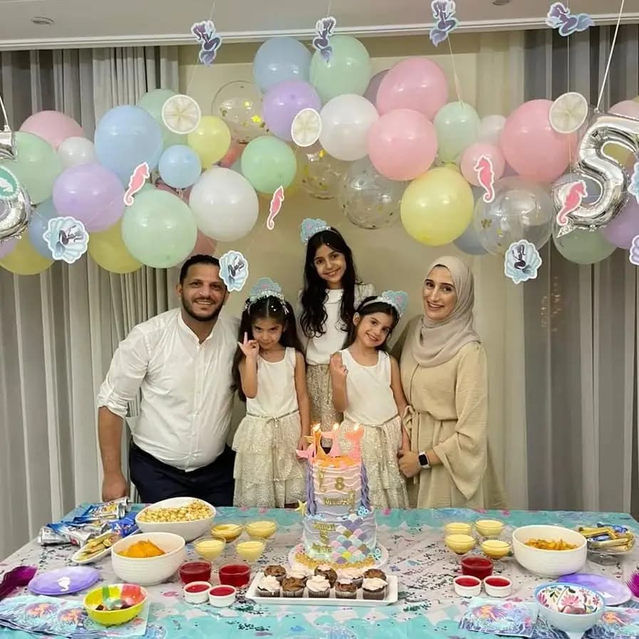 Colourful Kids Birthday Backdrop in Dubai
