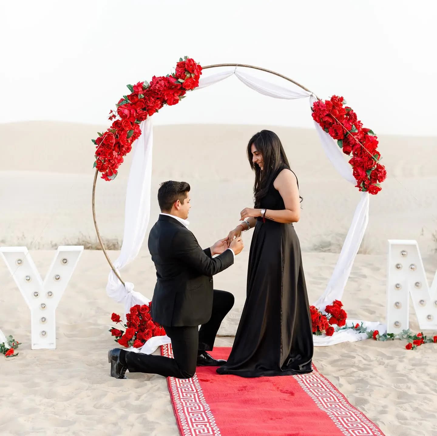 Marriage Proposal Balloon Decoration in Fujairah