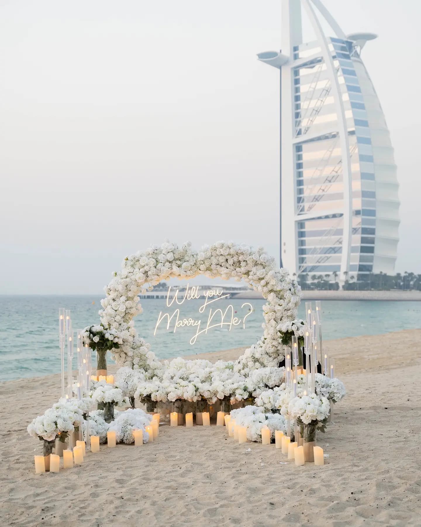 Intimate Proposal Room Styling in Ras Al Khaimah