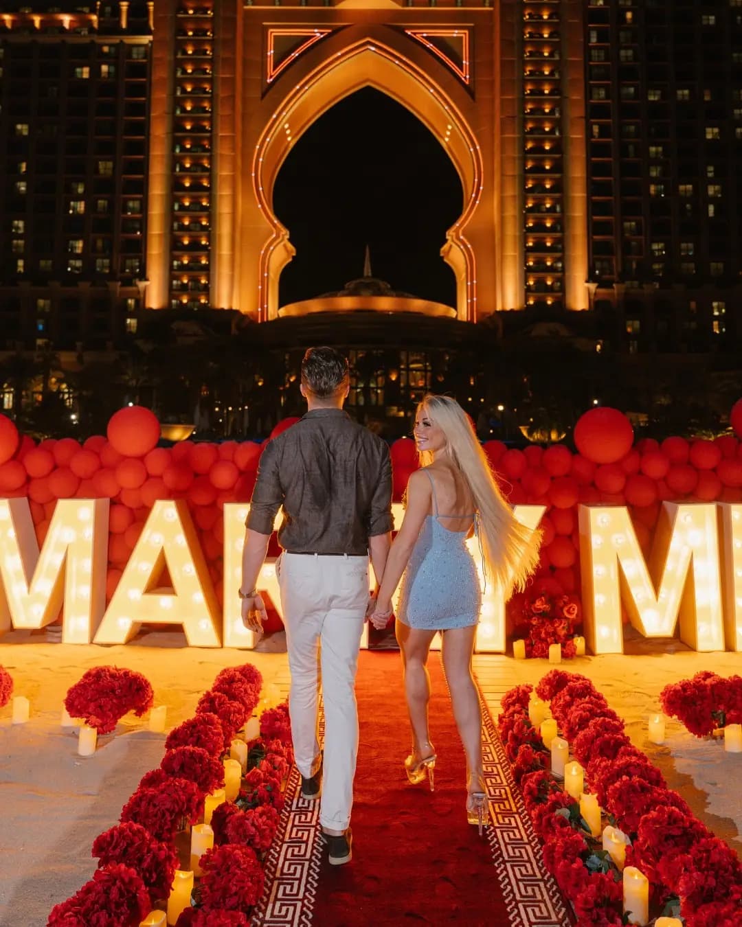 Marriage Proposal Balloon Decoration in Abu Dhabi