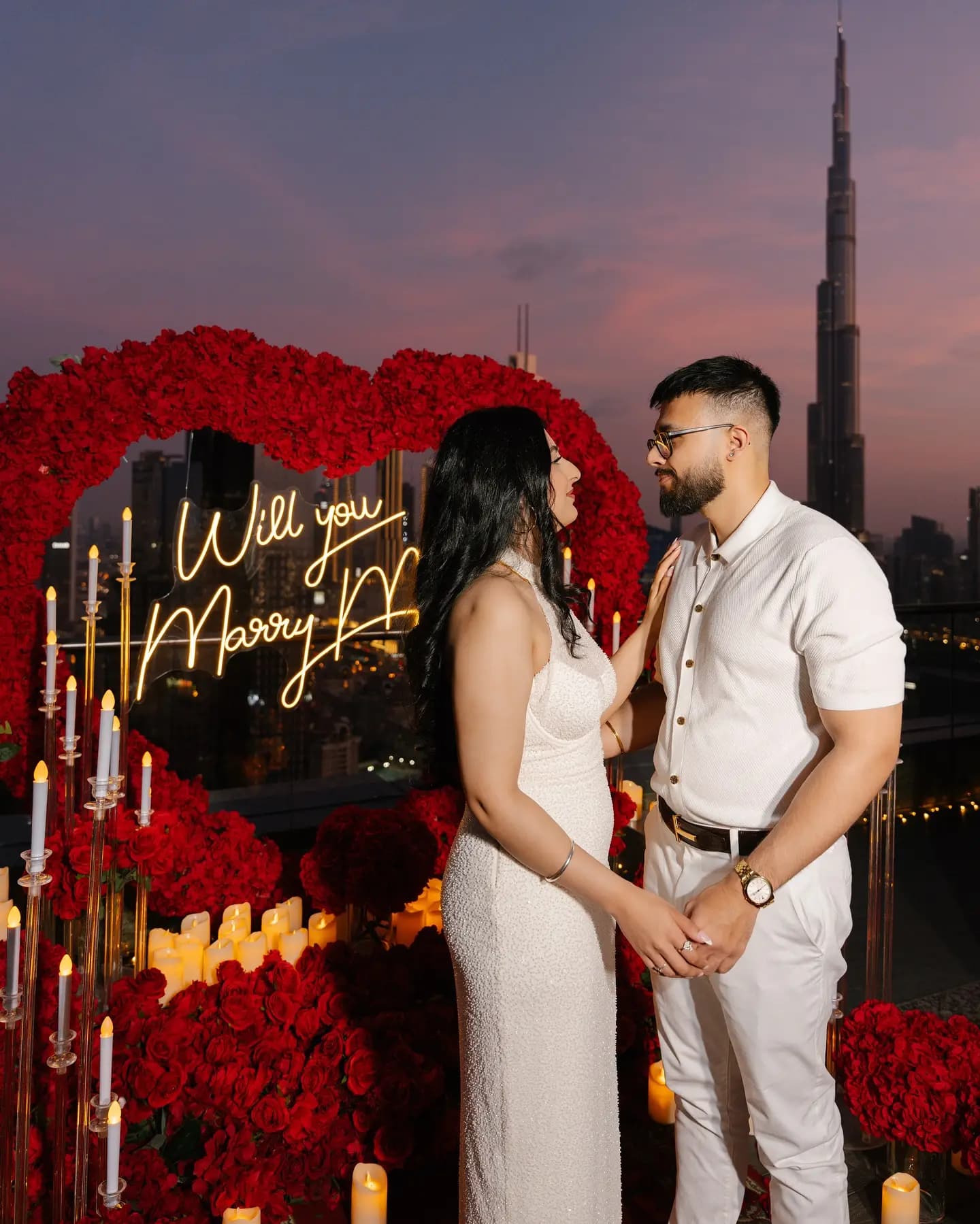 Proposal Night Room Decoration in Dubai